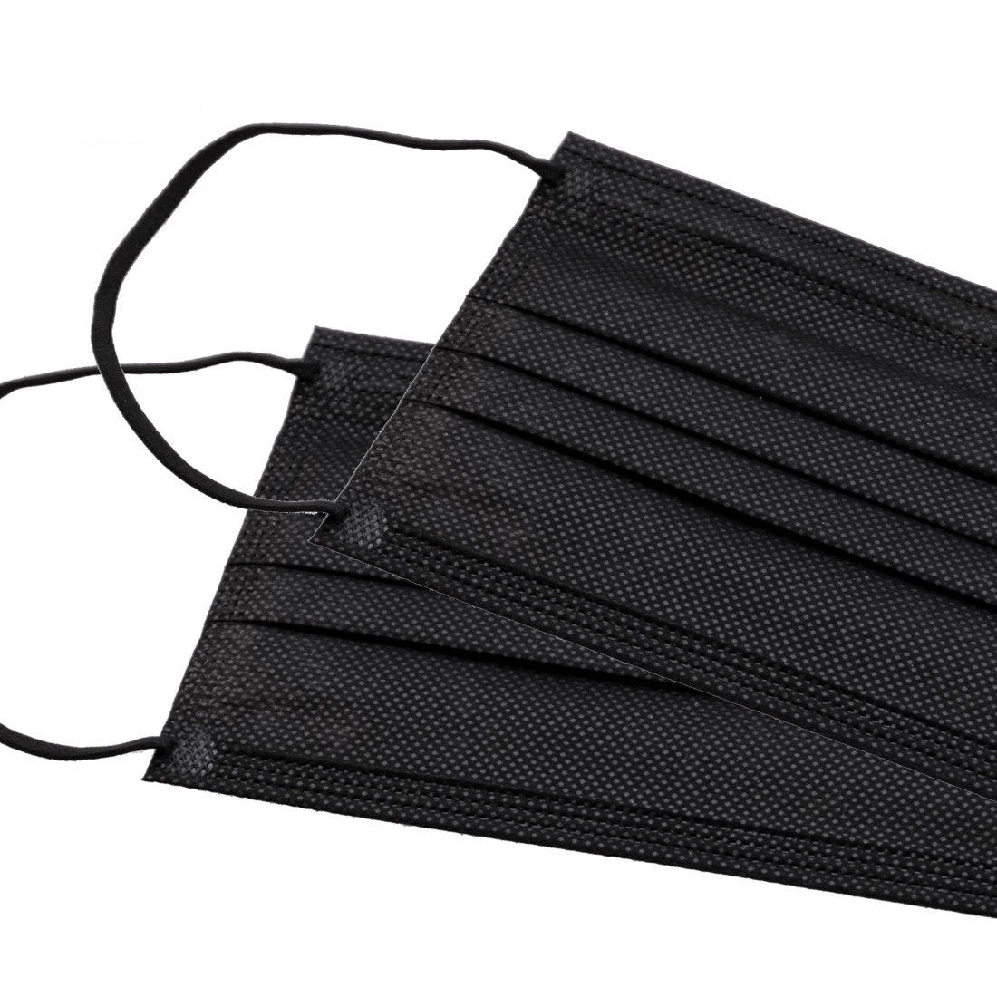 50 PCS BLACK Color 3-PLY Medical Surgical disposable Earloop Face Mask Mouth & Nose Protector CE Approved FDA 510K