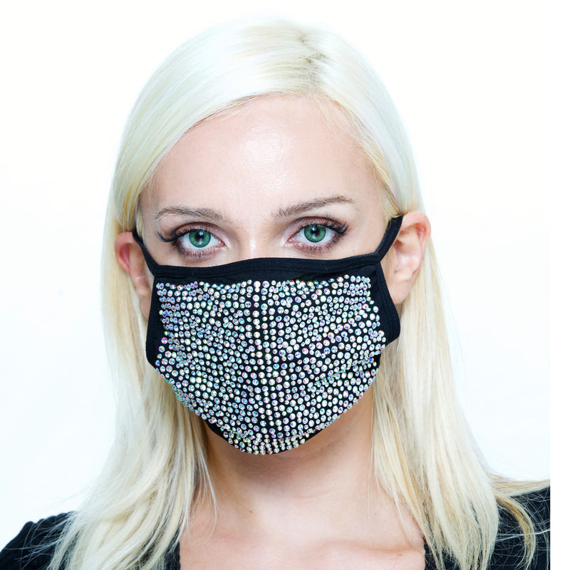 Bling Face Mask Crystal Rhinestone Face Mask Bedazzled Face Mask Crystal Face Mask With Filter Washable Face Mask Bling Face Cover