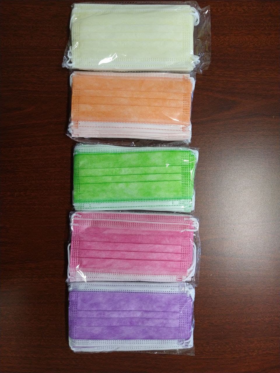 VIGOROUS - 50 PCS Protective Face Mask 3ply Breathable Non-Woven Mouth Cover - MADE IN USA