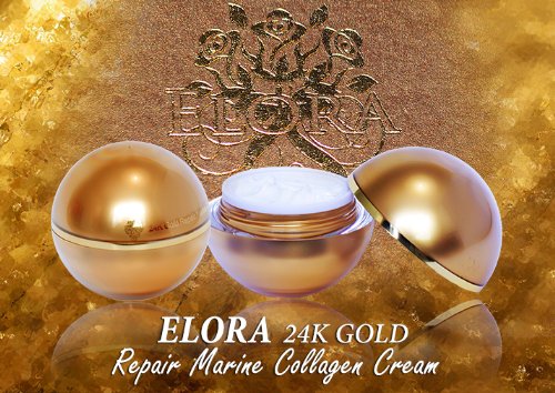 Elora 24K Repair Marine Gold Cream Collagen Anti Aging