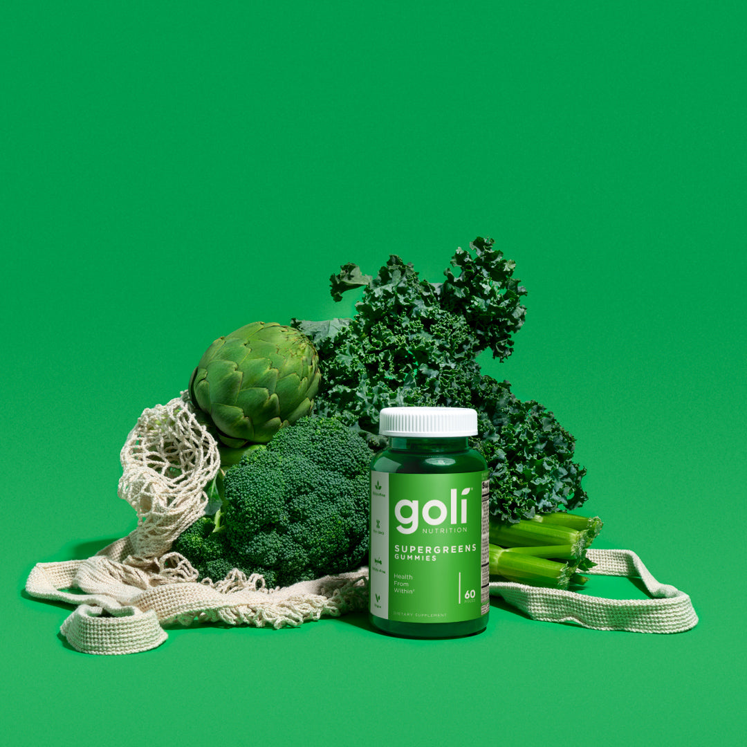 Goli Supergreens Gummies 60 Pieces Expiration date 05-2023