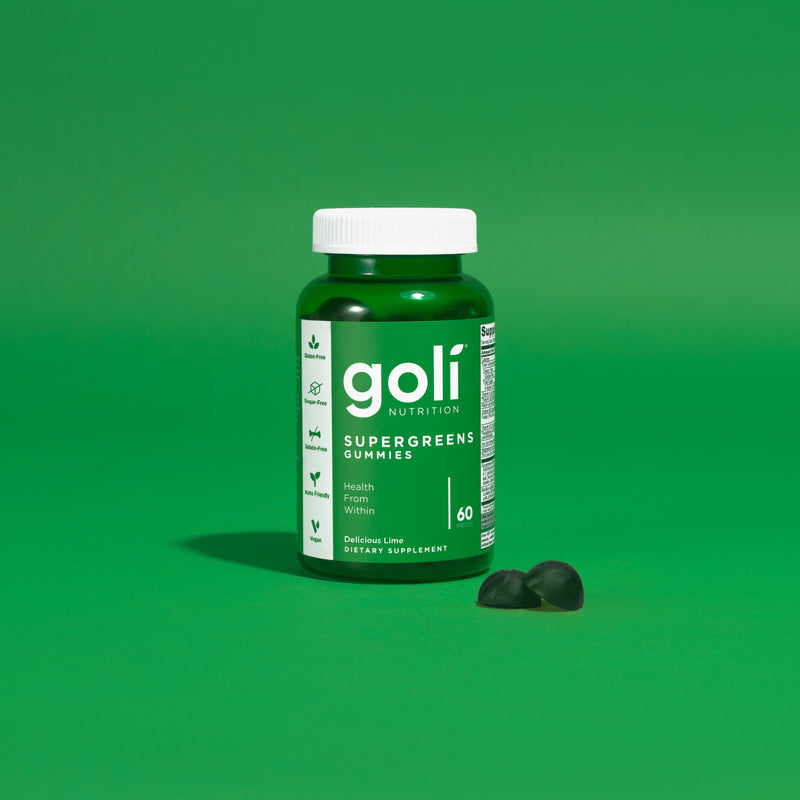 Goli Supergreens Gummies 60 Pieces Expiration date 05-2023